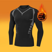 Tights Men's Winter Fleece-lined Quick-drying Warm Keeping Sports Underwear Base High Elastic Training Running Outfit