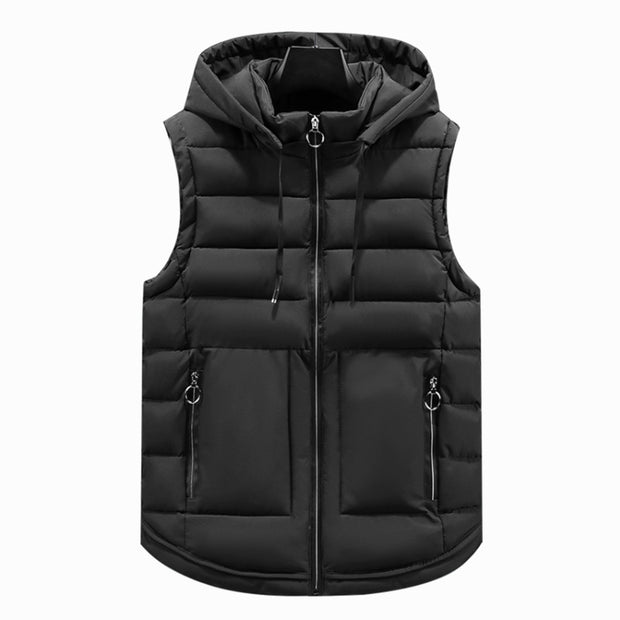 Men's Autumn And Winter Thickened Cotton Padded Vest