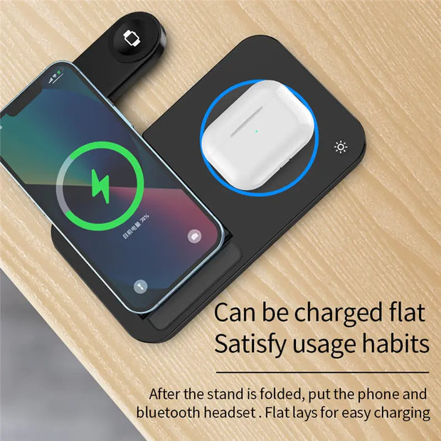 4 in 1 Wireless Super Fast Charger Stand