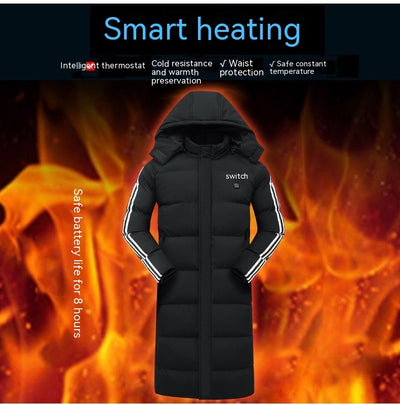 Winter Zone 11 Heating Down Coat Heating Long Coat