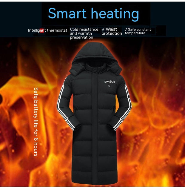 Winter Zone 11 Heating Down Coat Heating Long Coat