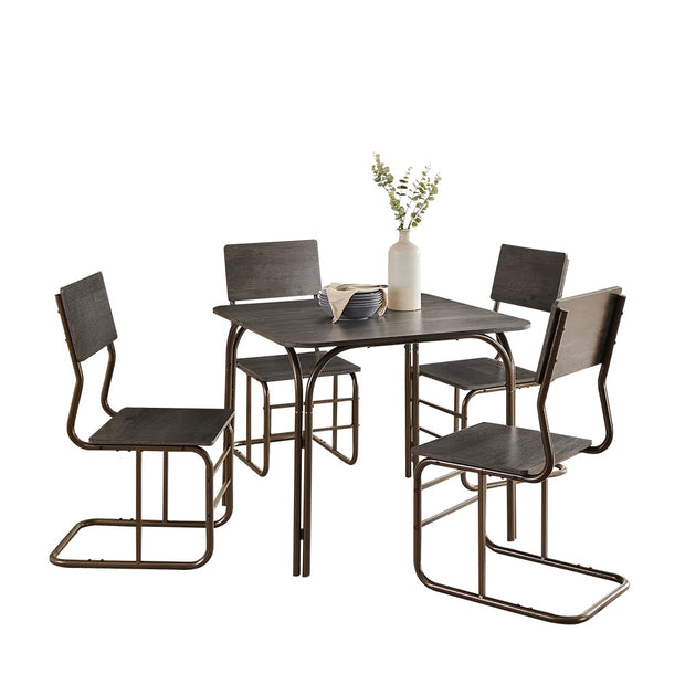 5-Piece Wood Table  4 Chairs,Modern Dining Table Furniture Set For Home, Kitchen, Dining Room,Dining Table And Chair