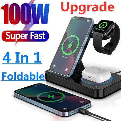 4 in 1 Wireless Super Fast Charger Stand