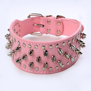 Bullet Nail Pet Medium And Large Rivet Dog Collar