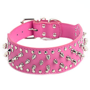 Bullet Nail Pet Medium And Large Rivet Dog Collar